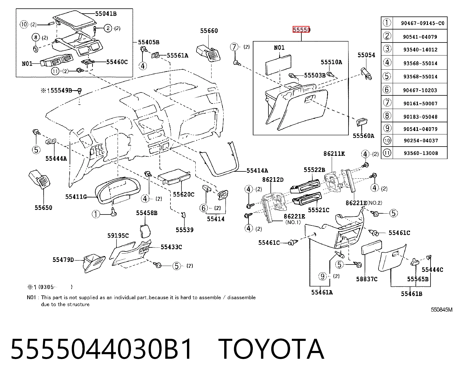 5555044030B1 Toyota