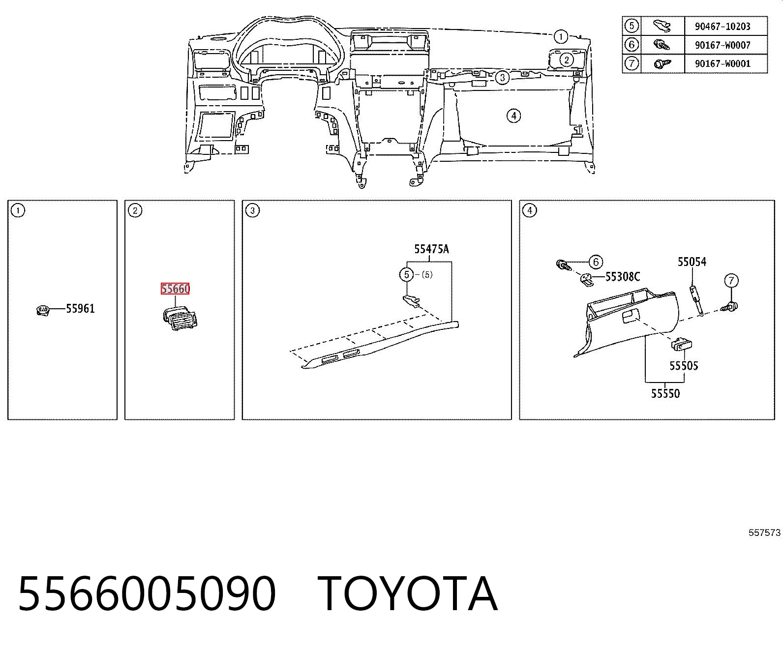 5566005090 Toyota