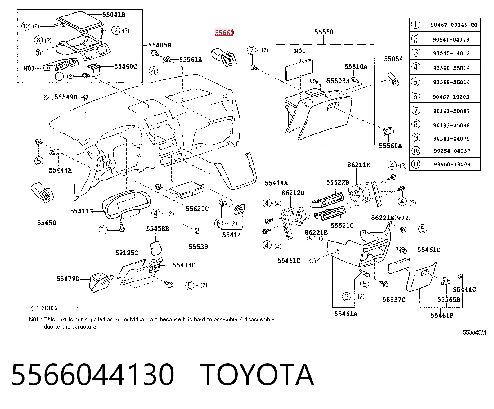 5566044130 Toyota