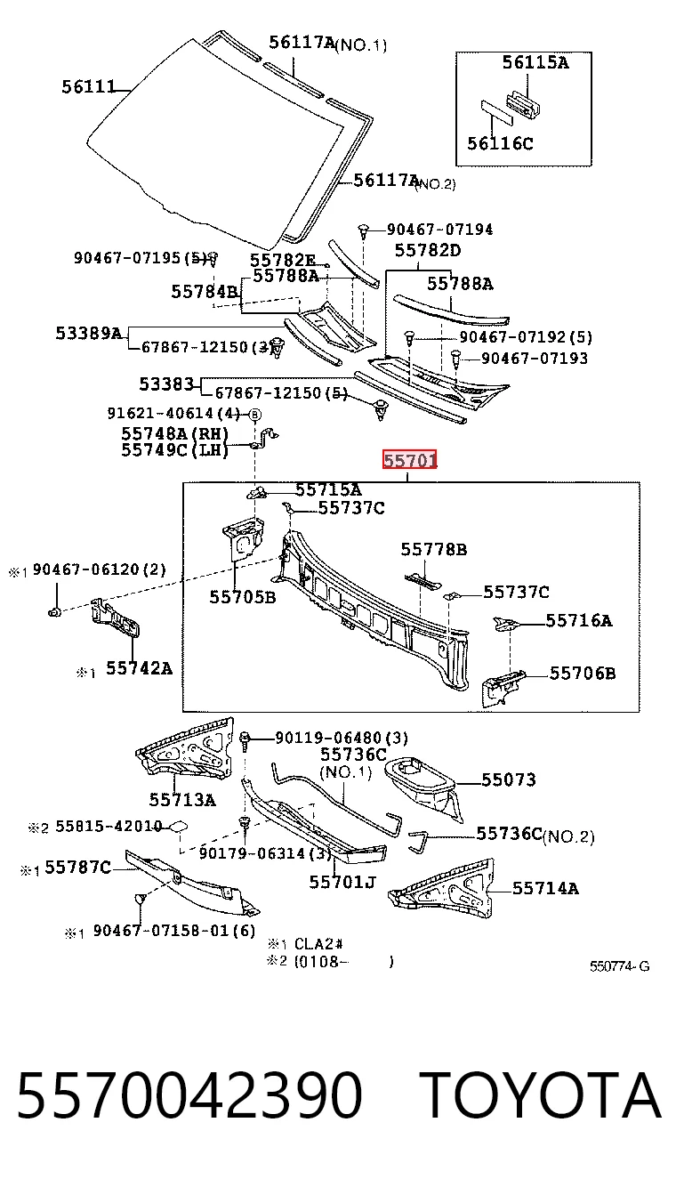 5570042390 Toyota