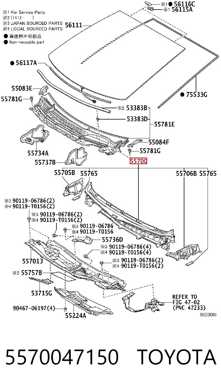 5570047150 Toyota