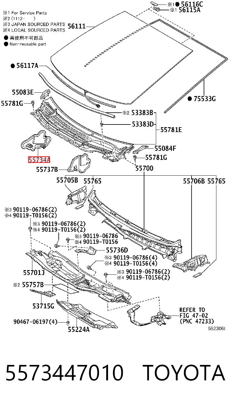 5573447010 Toyota