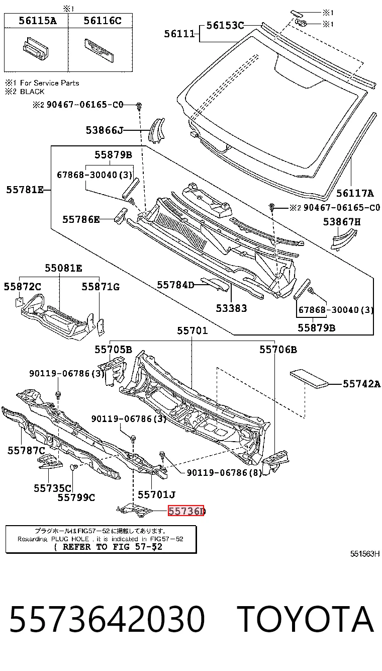5573642030 Toyota
