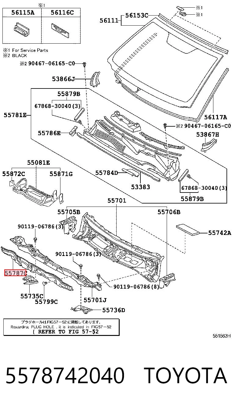 5578742040 Toyota