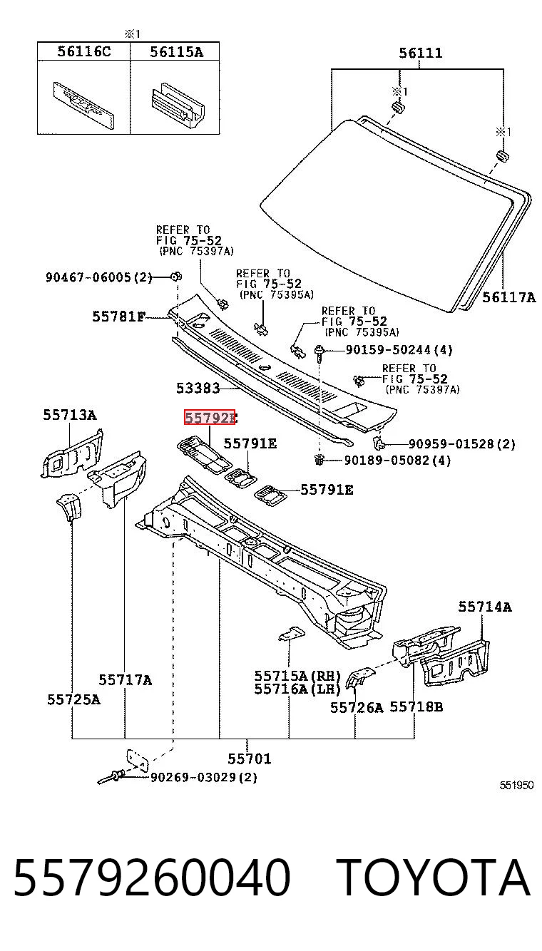 5579260040 Toyota