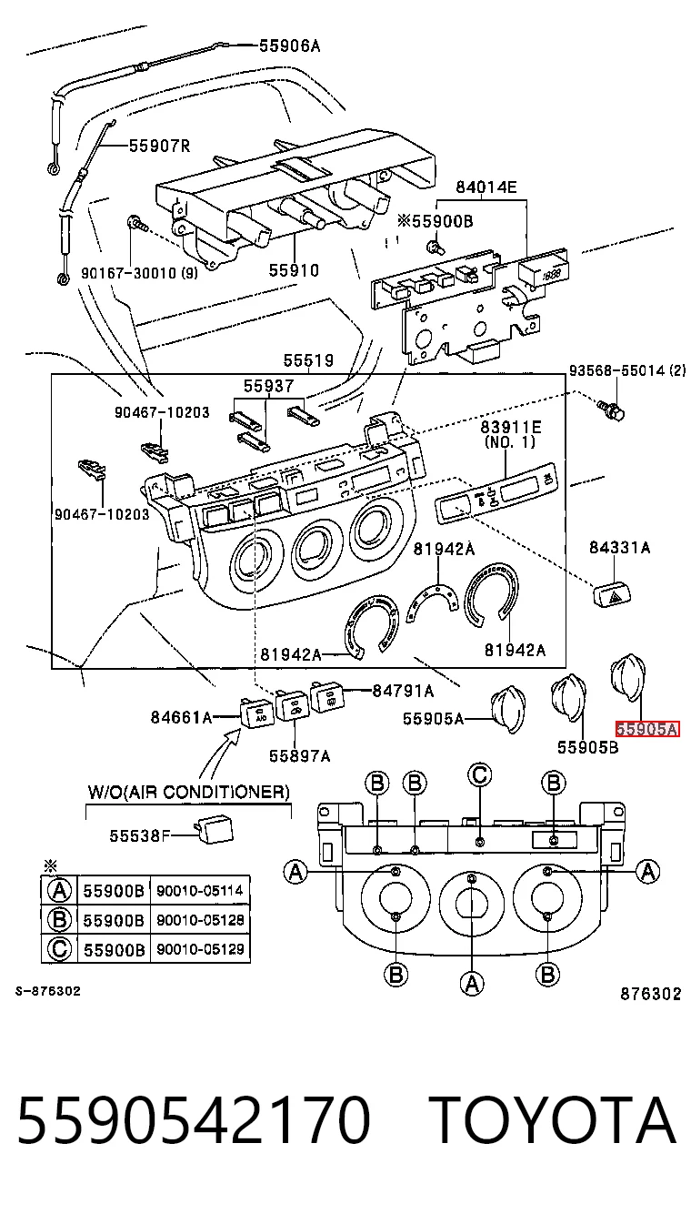 5590542170 Toyota
