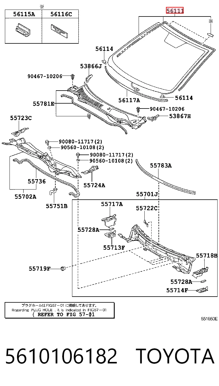 5610106182 Toyota