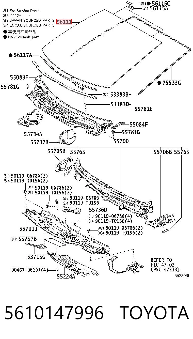 5610147996 Toyota