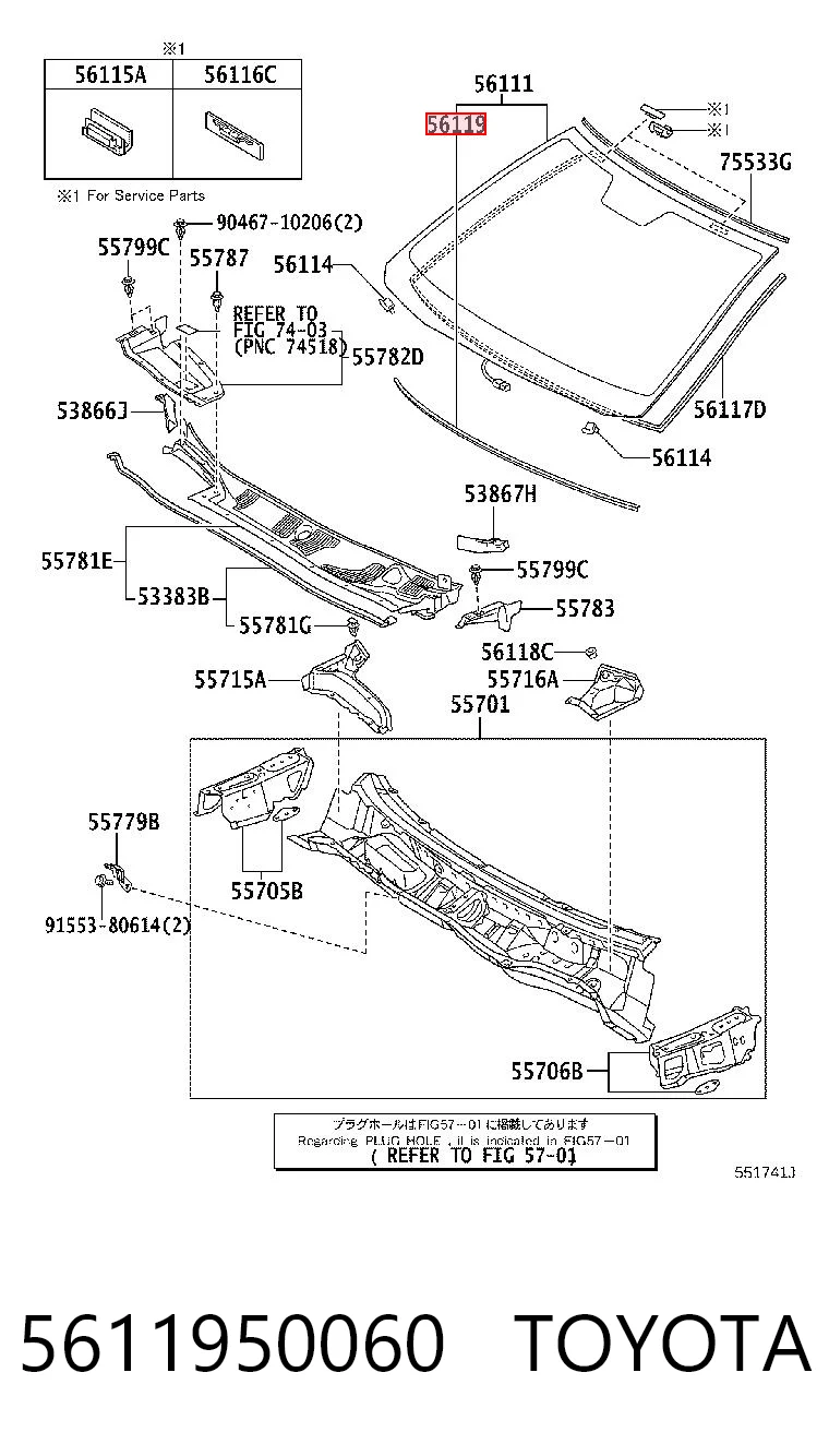 5611950060 Toyota