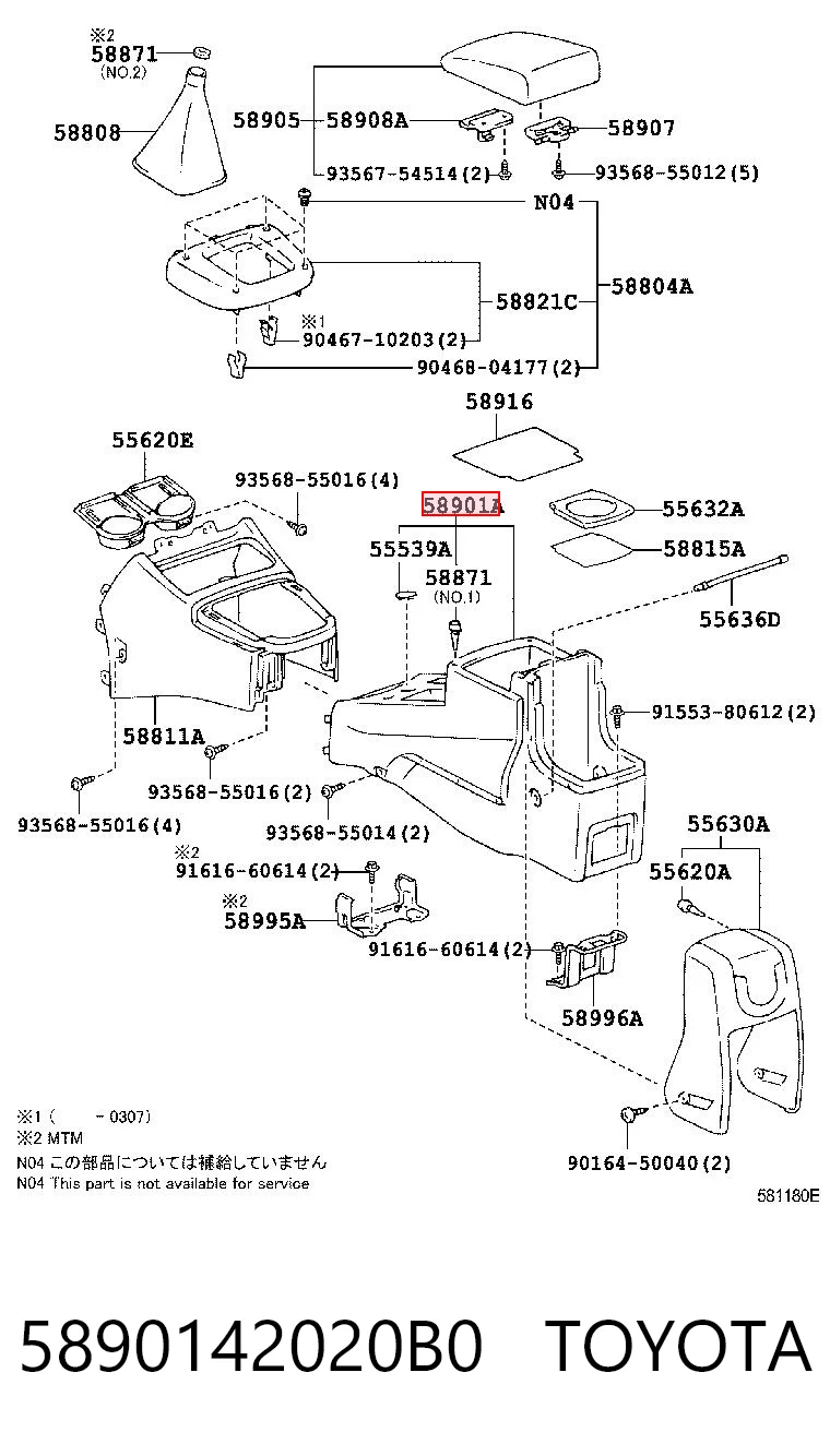 5890142020B0 Toyota