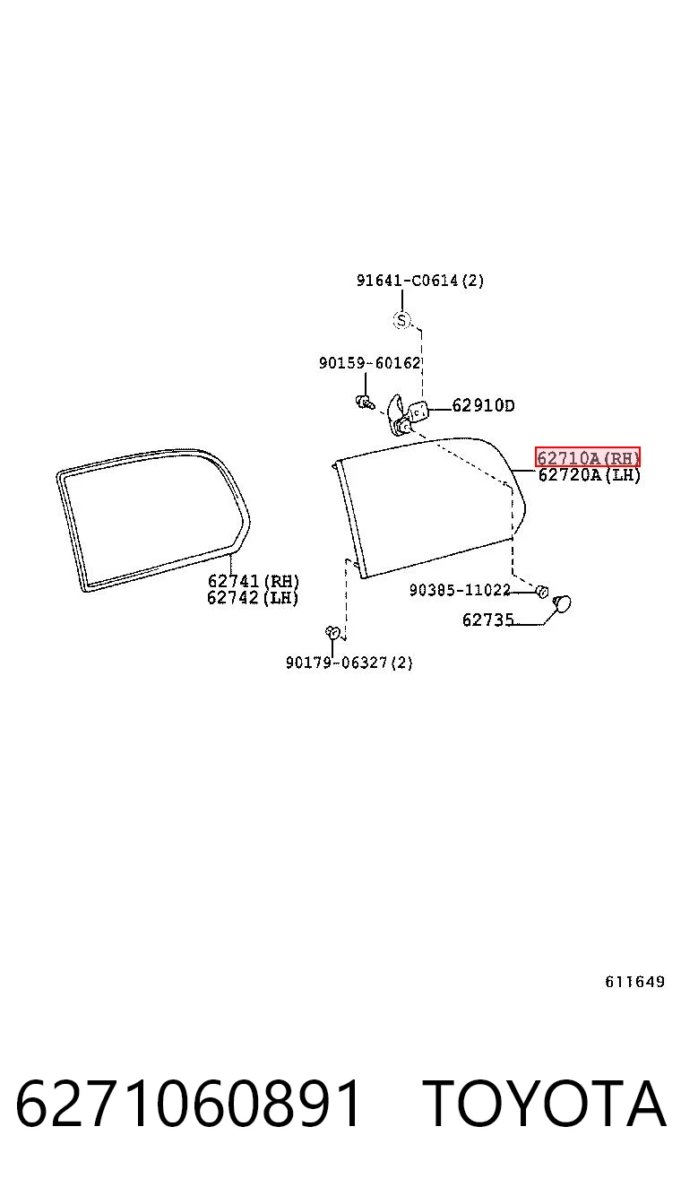 6271060891 Toyota