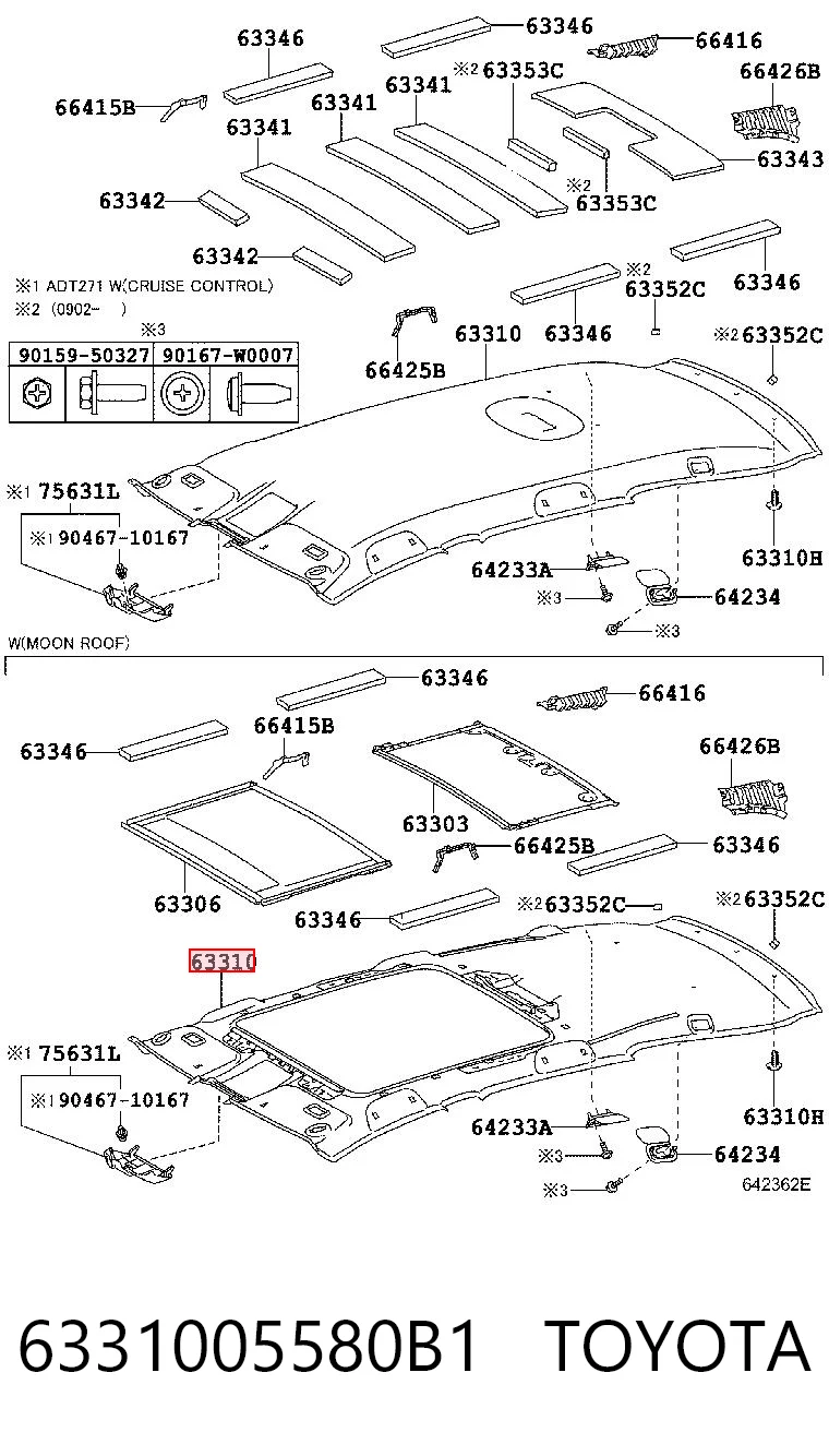 6331005580B1 Toyota