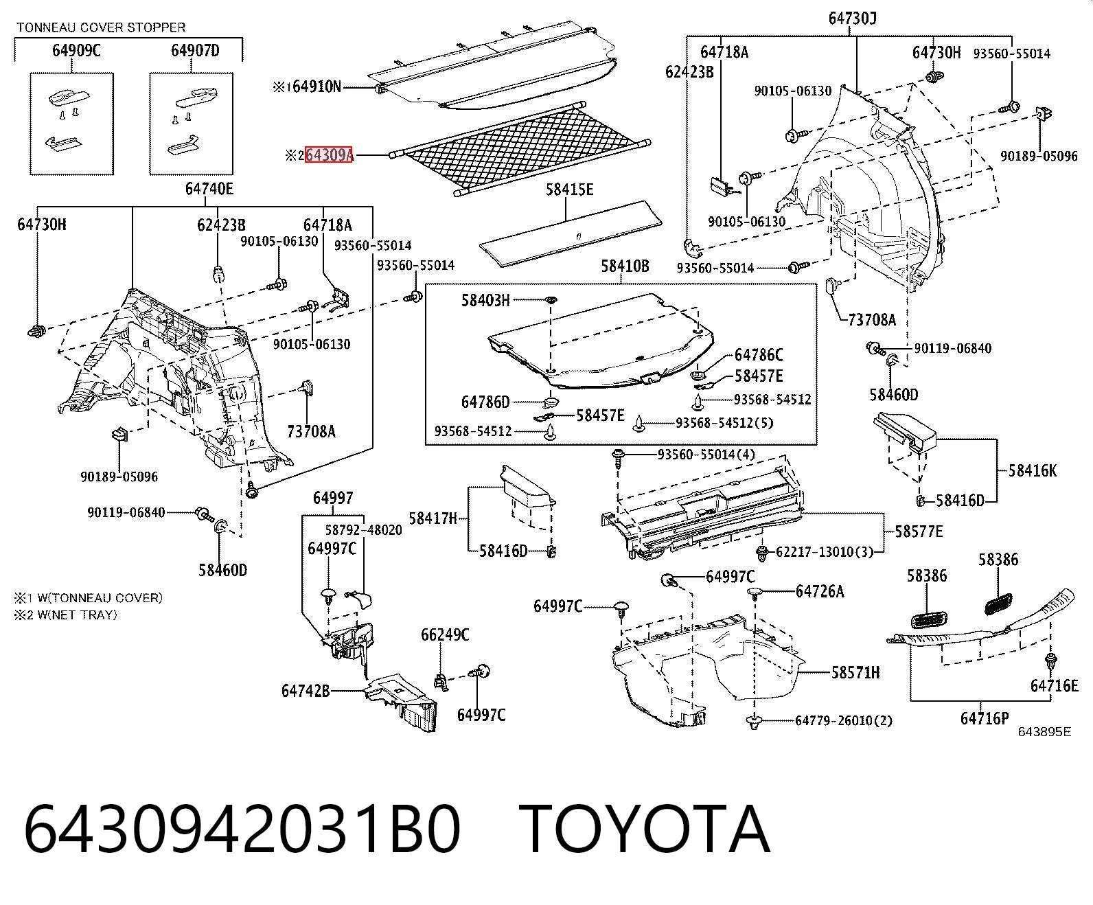 6430942031B0 Toyota