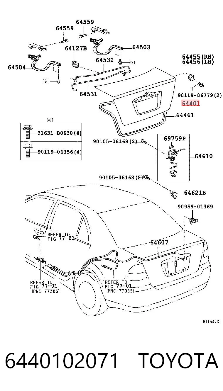 6440102071 Toyota