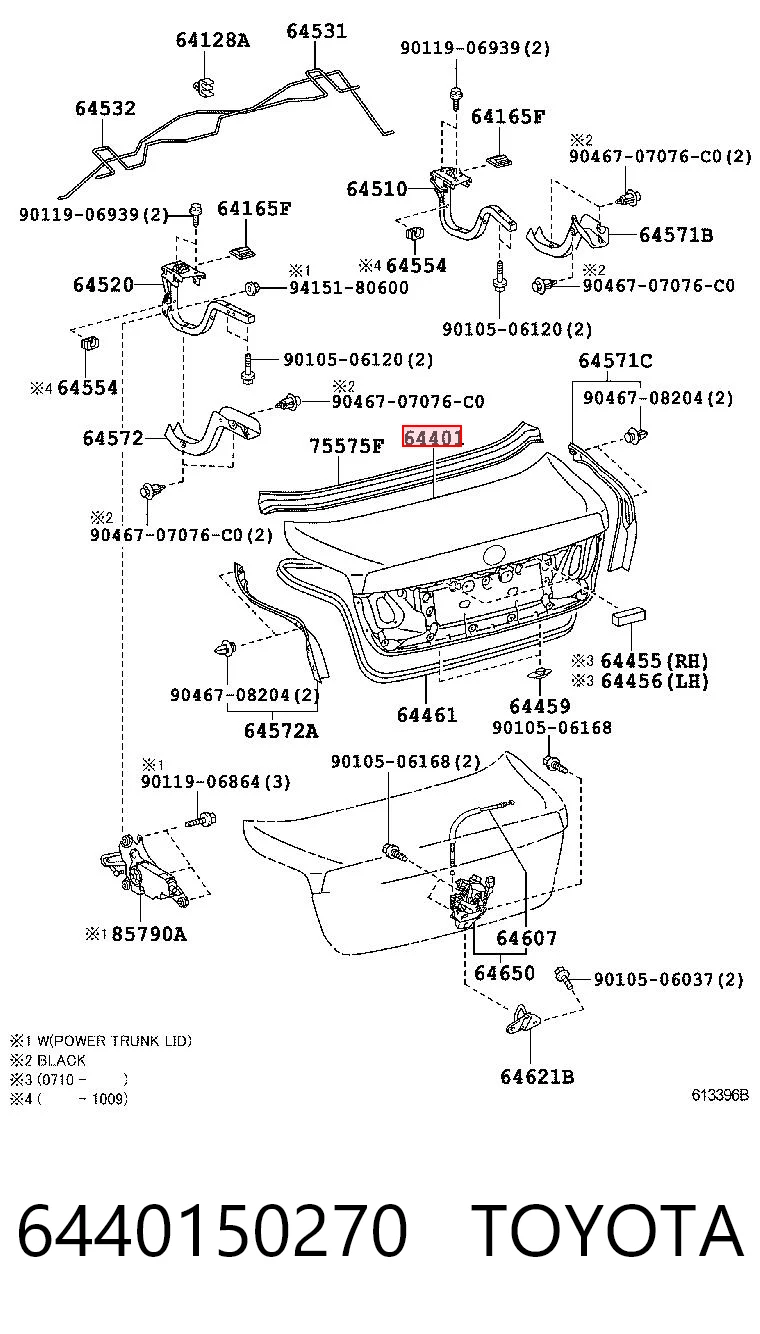 Tampa de porta-malas Lexus LS UVF4 ao melhor preço