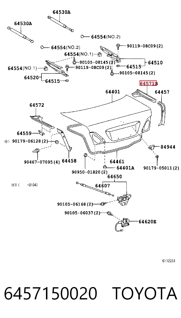 6457150020 Toyota