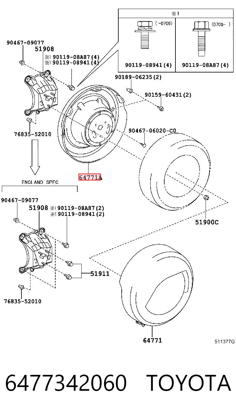 6477342060 Toyota