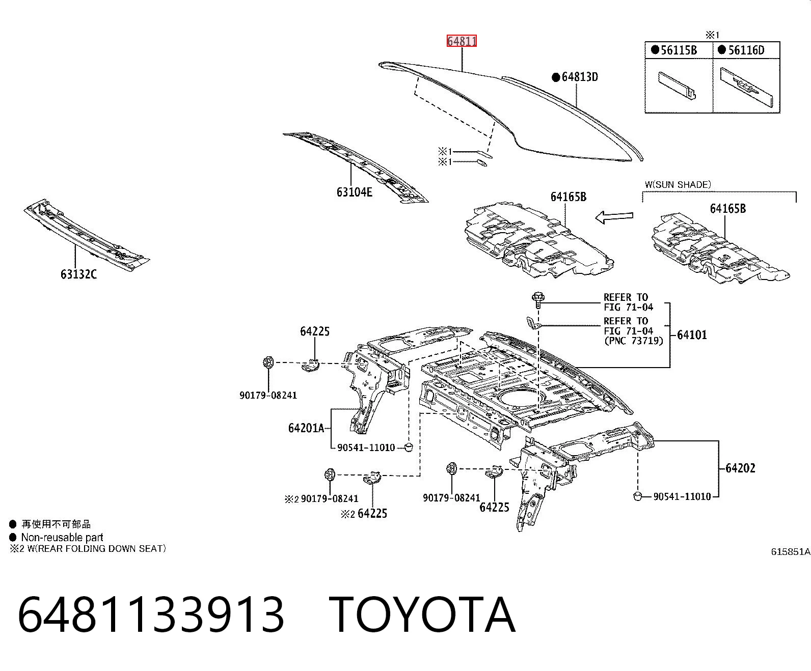 6481133913 Toyota