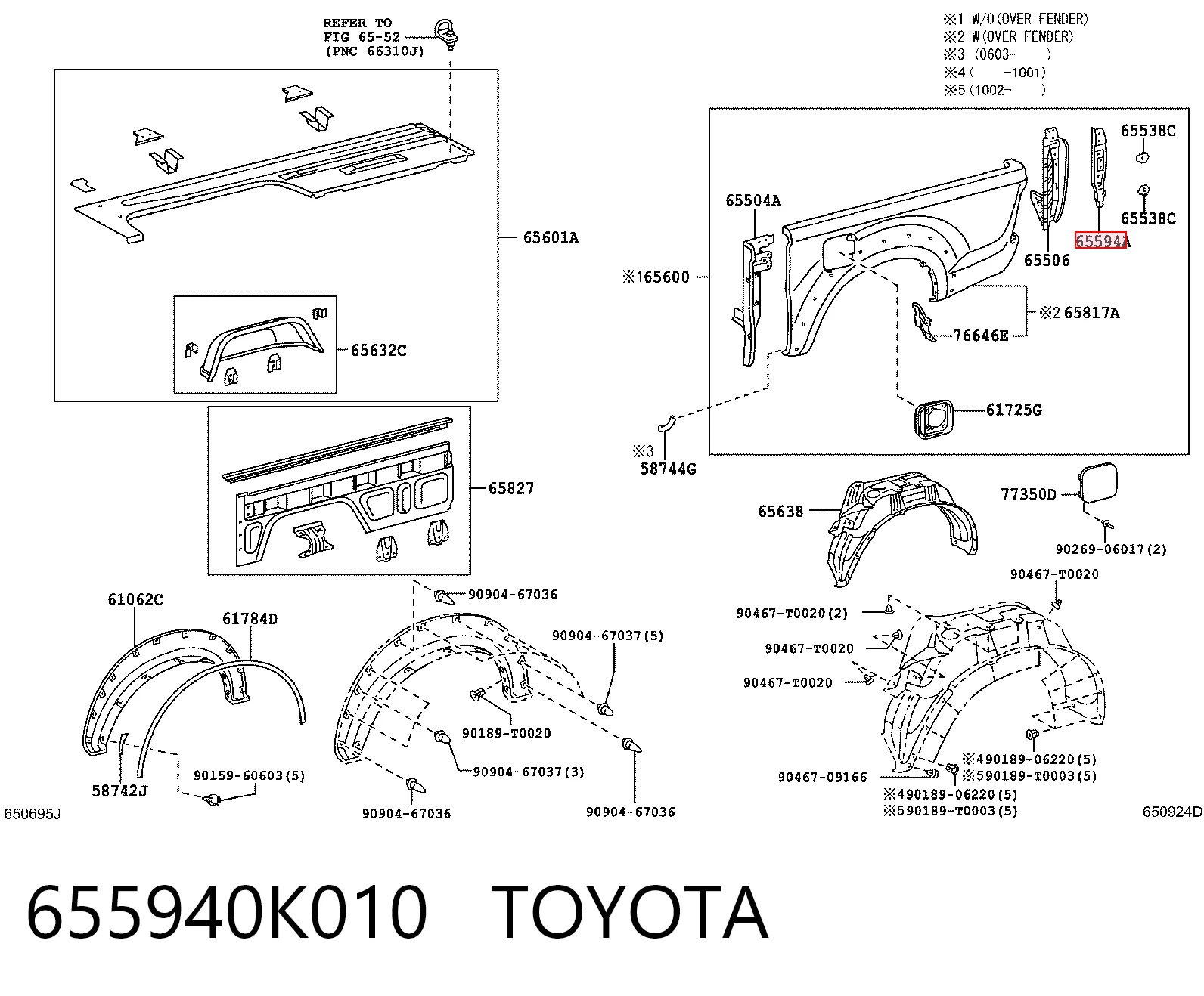 655940K010 Toyota