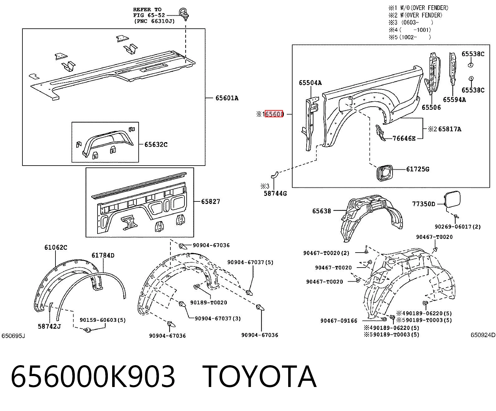 656000K903 Toyota