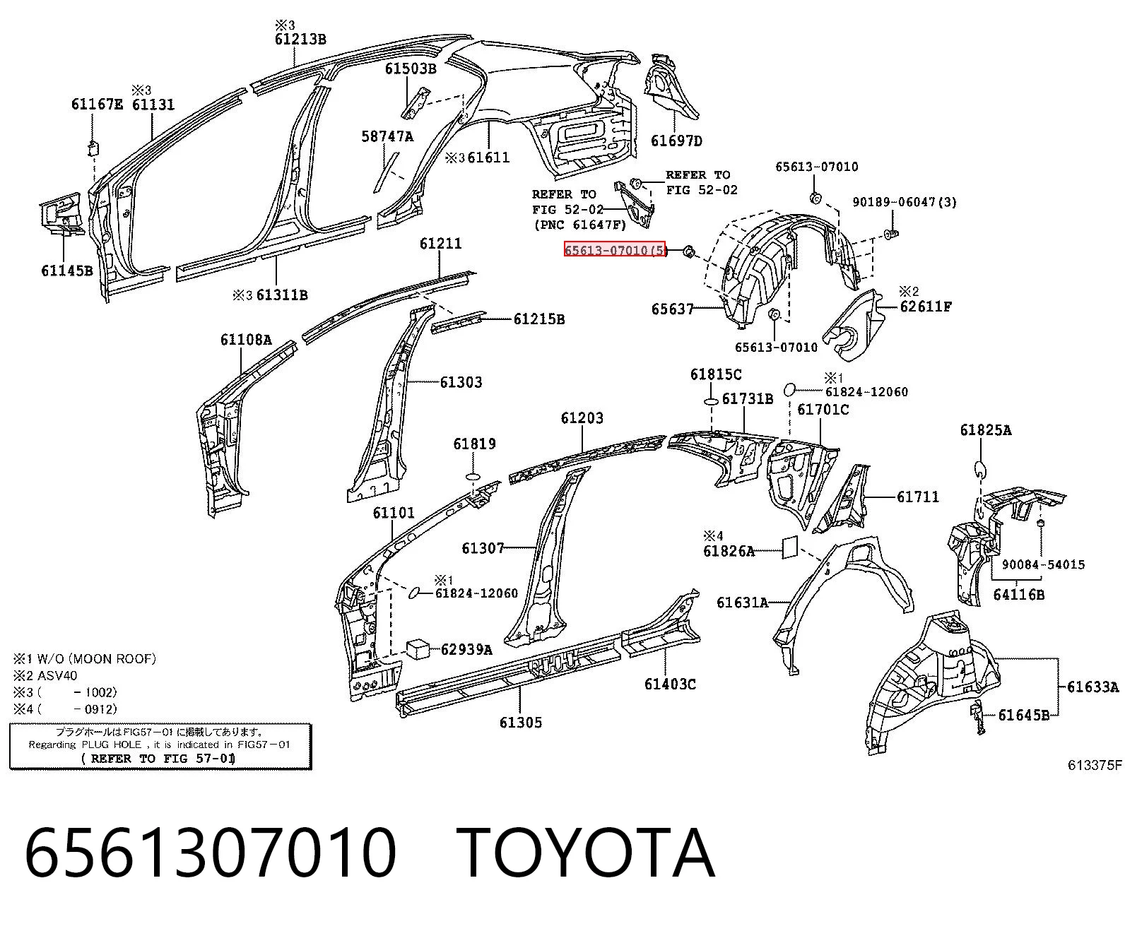 6561307010 Toyota