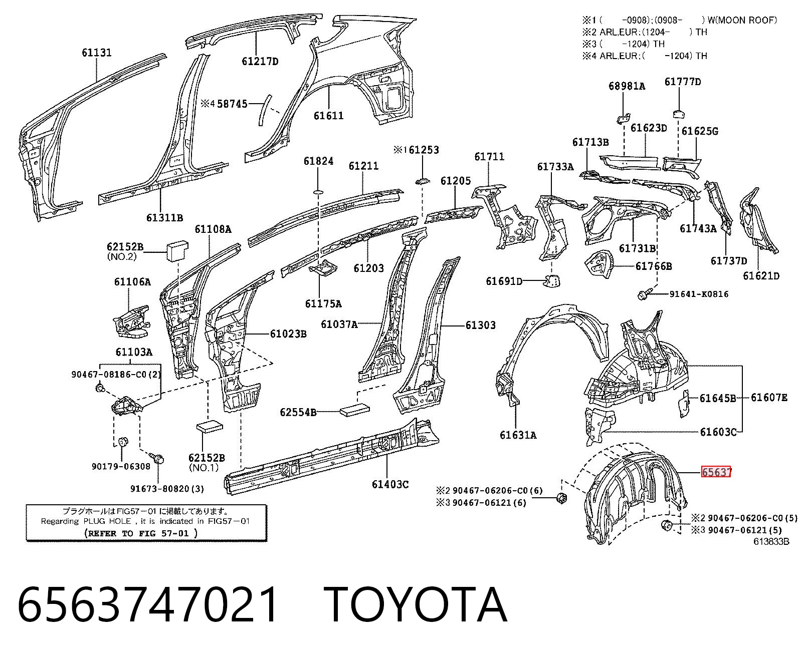 6563747021 Toyota