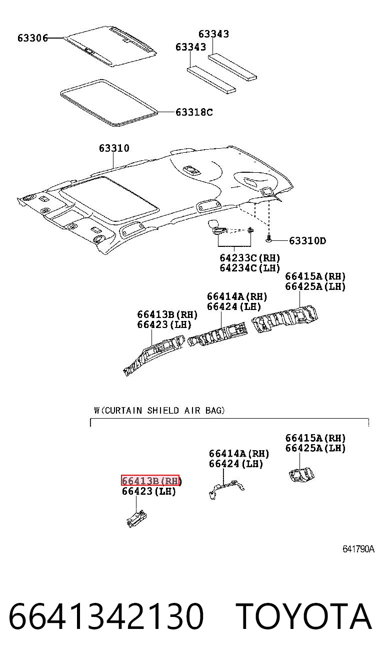 6641342130 Toyota