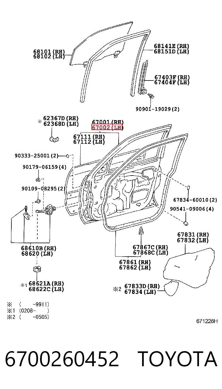 Porta dianteira esquerda Toyota Land Cruiser  J10 ao melhor preço