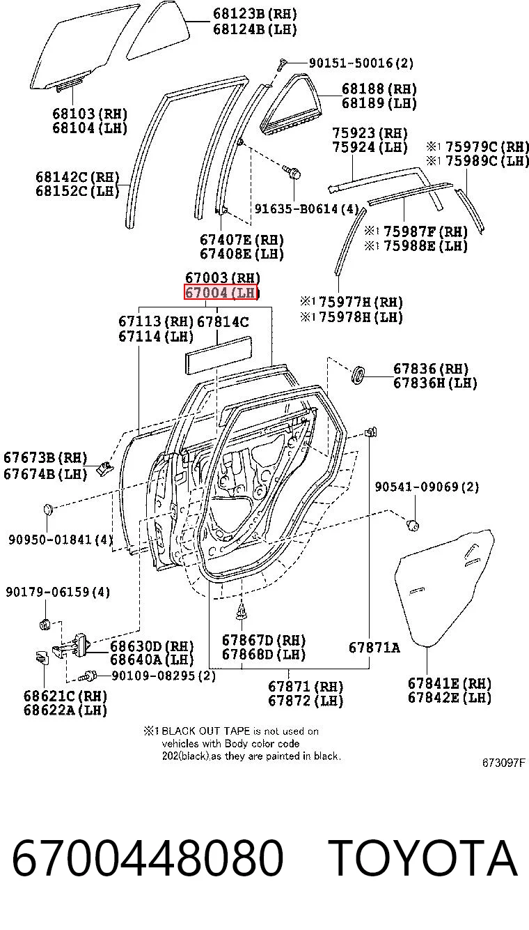 6700448080 Toyota