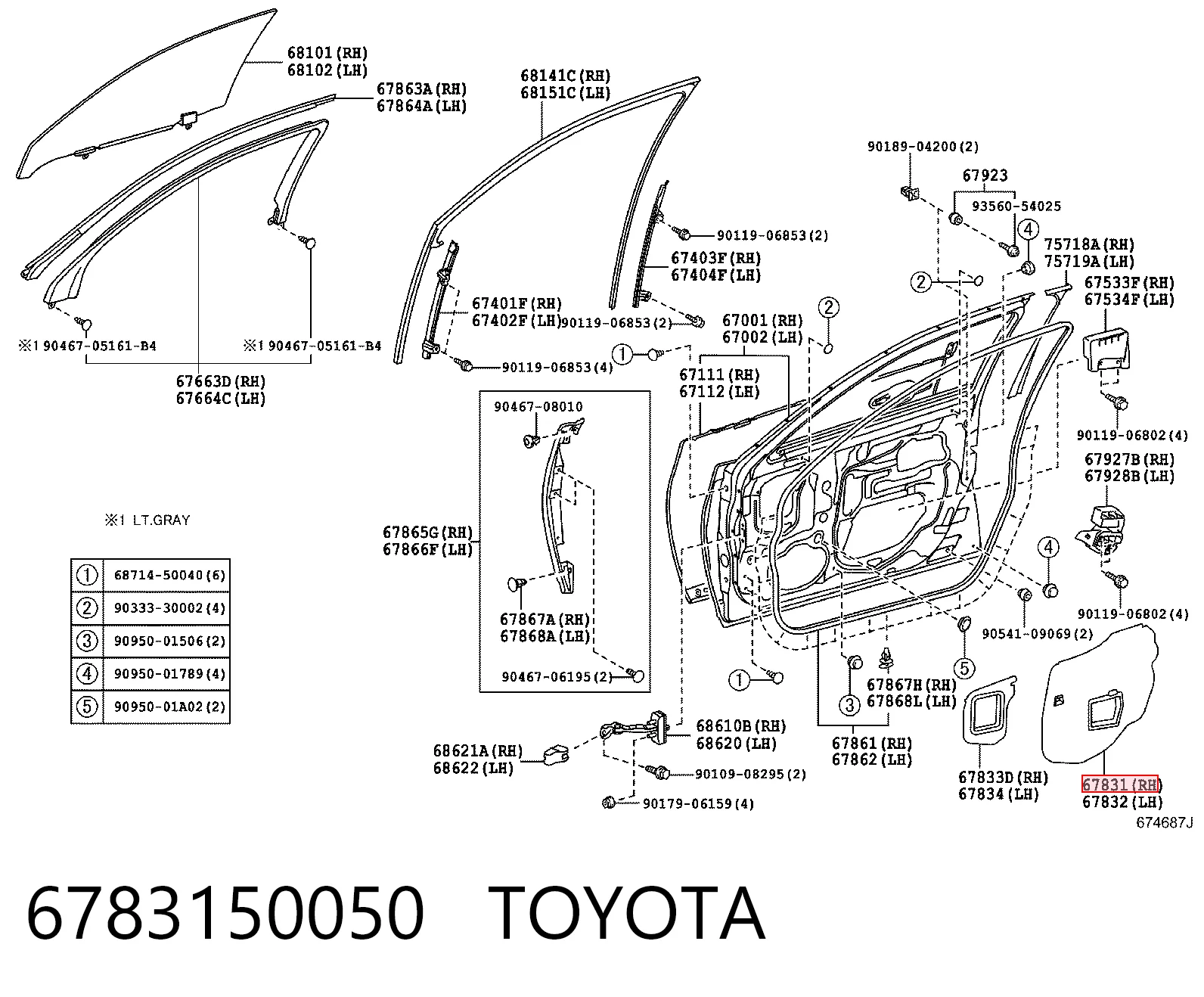 6783150050 Toyota