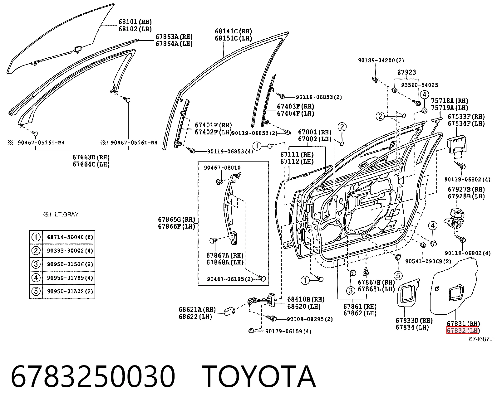 6783250030 Toyota