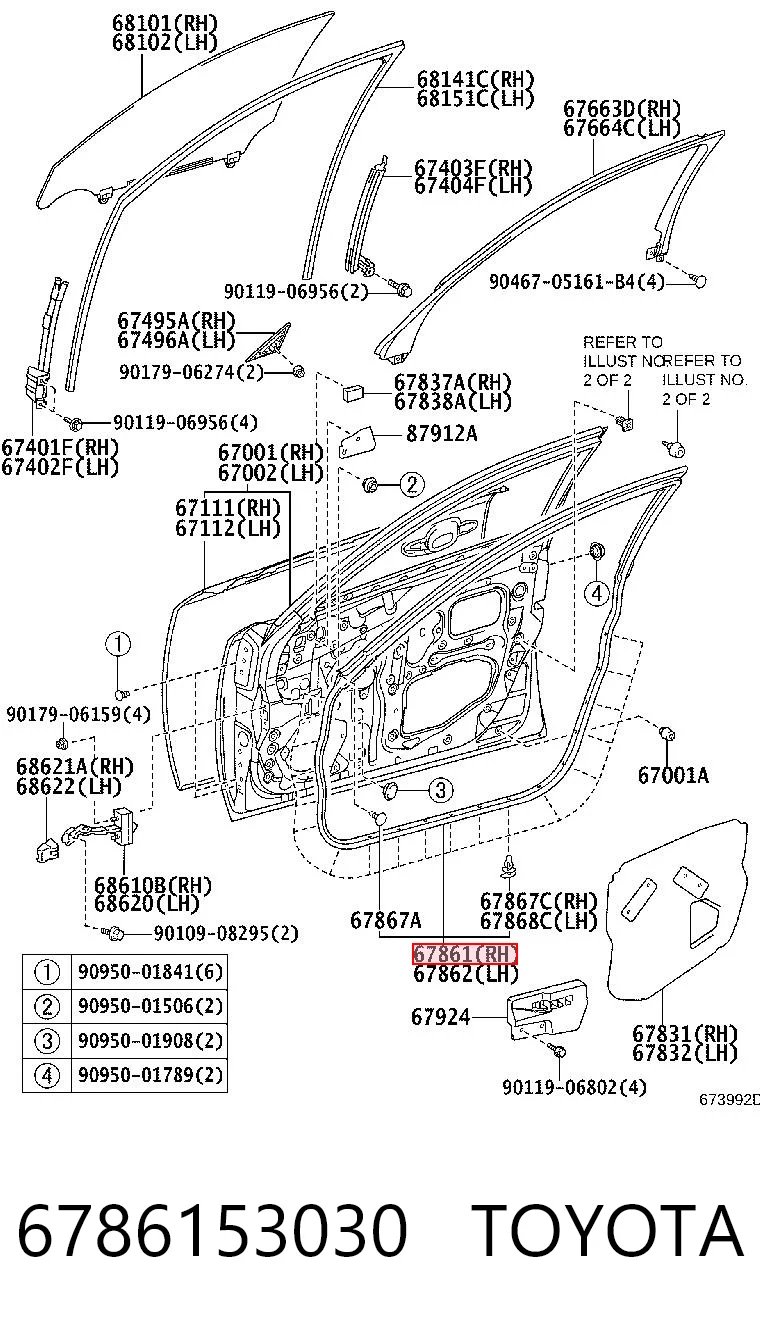 6786153030 Toyota