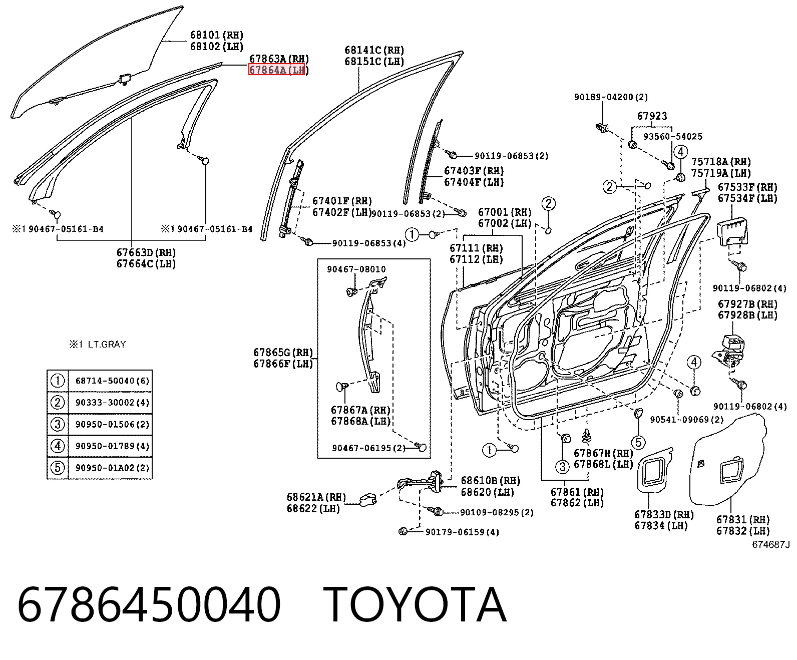 6786450040 Toyota