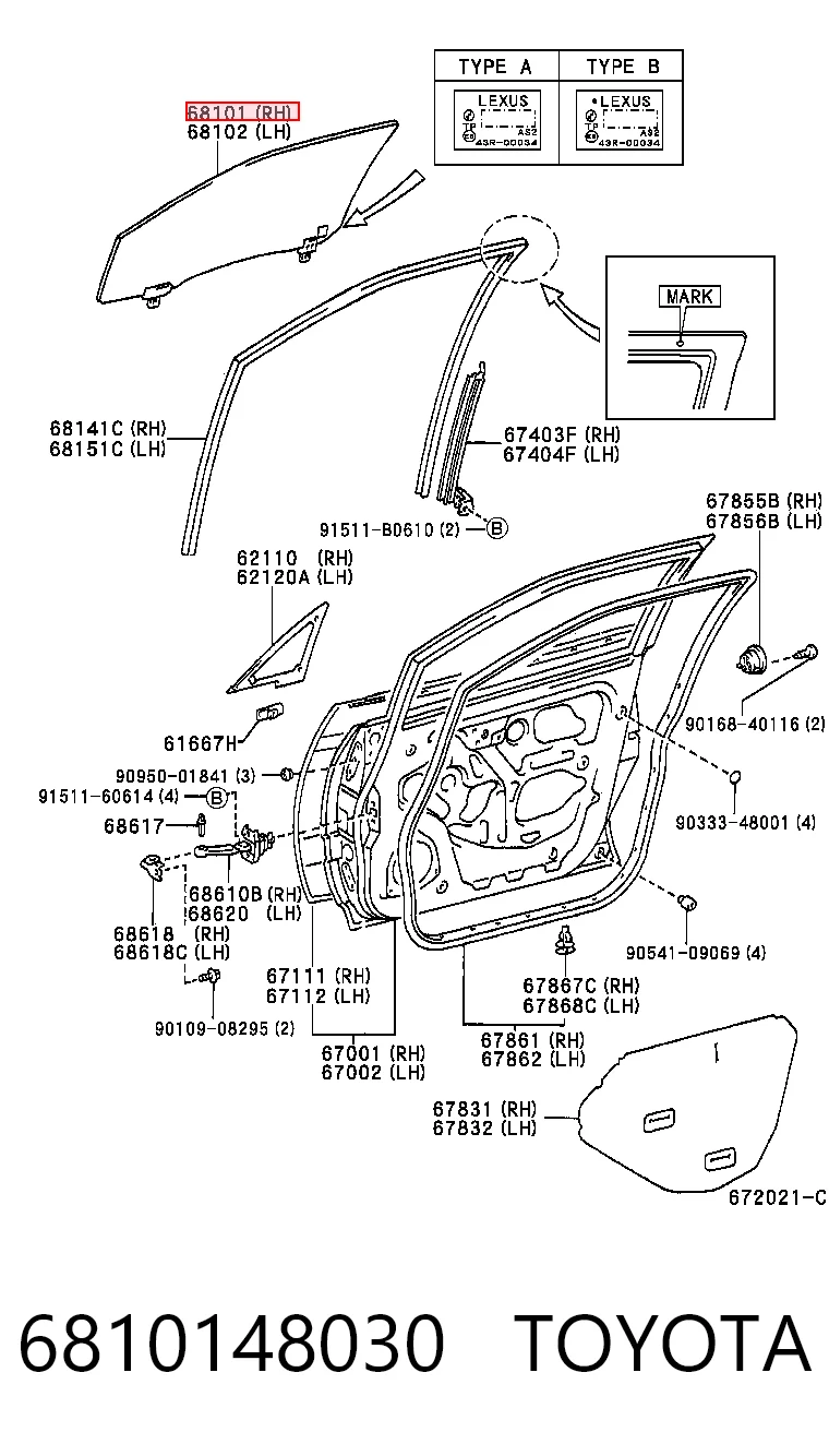 6810148030 Toyota