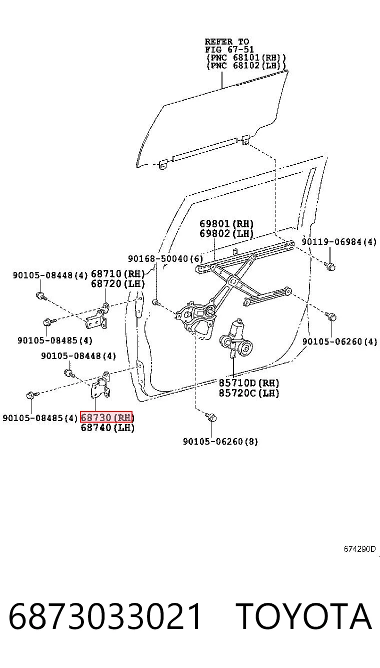 6873033021 Toyota