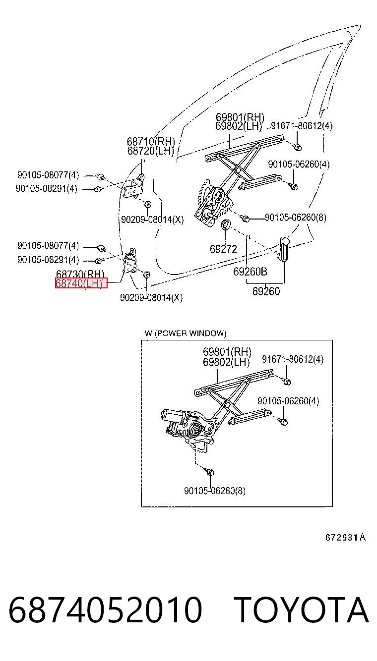 6874052010 Toyota