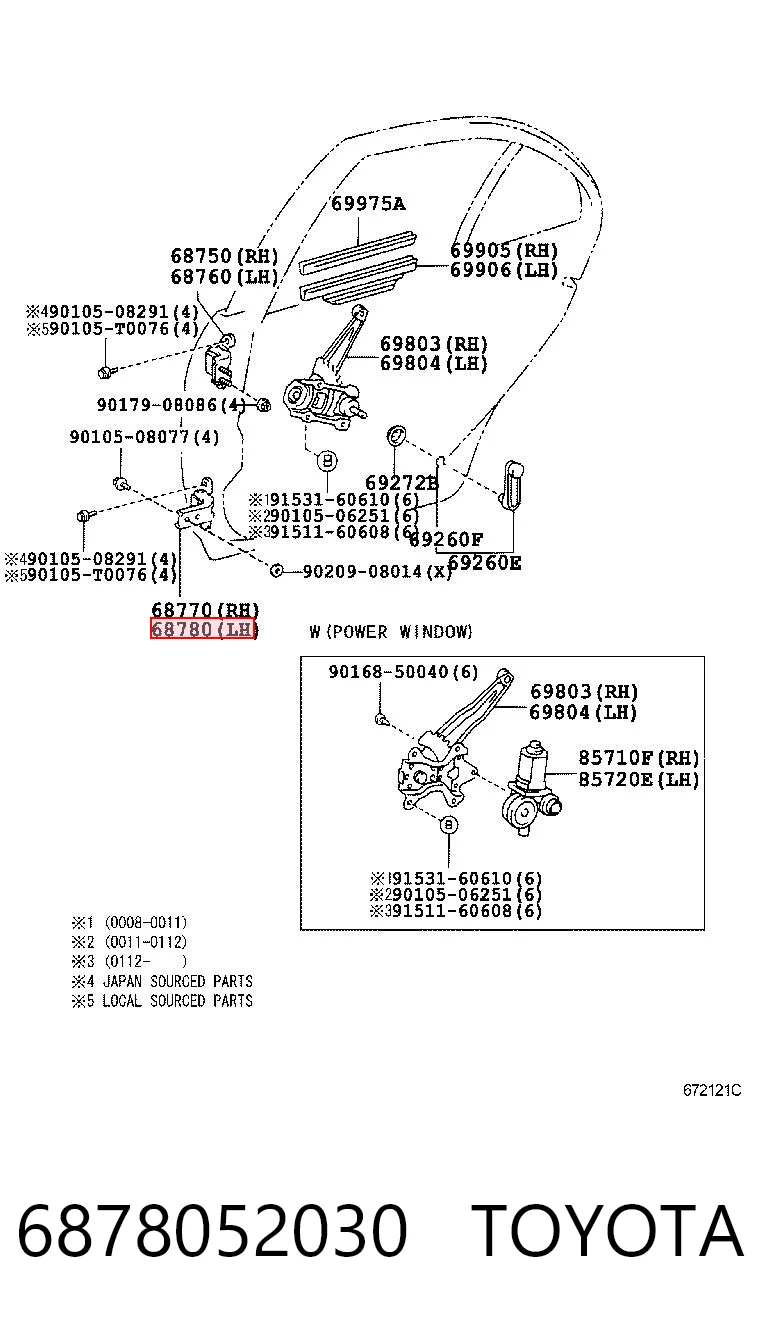 6878052030 Toyota