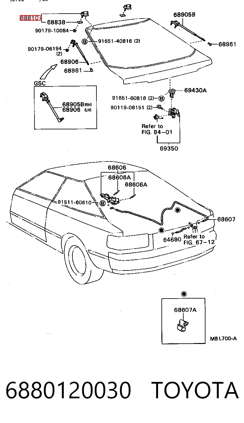 6880120030 Toyota