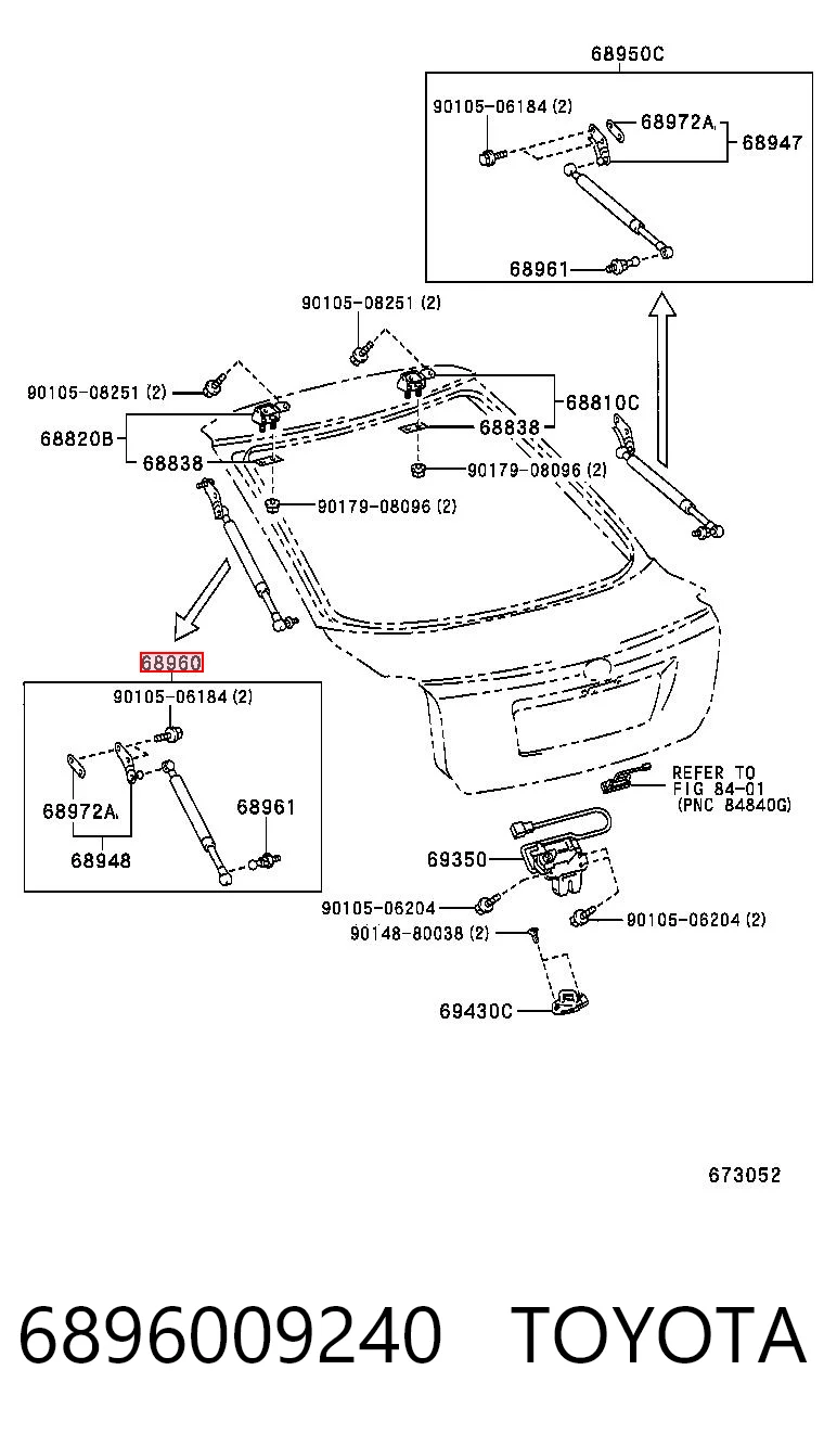 6896009240 Toyota