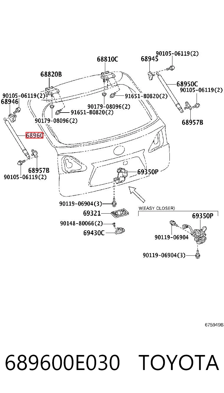 689600E030 Toyota