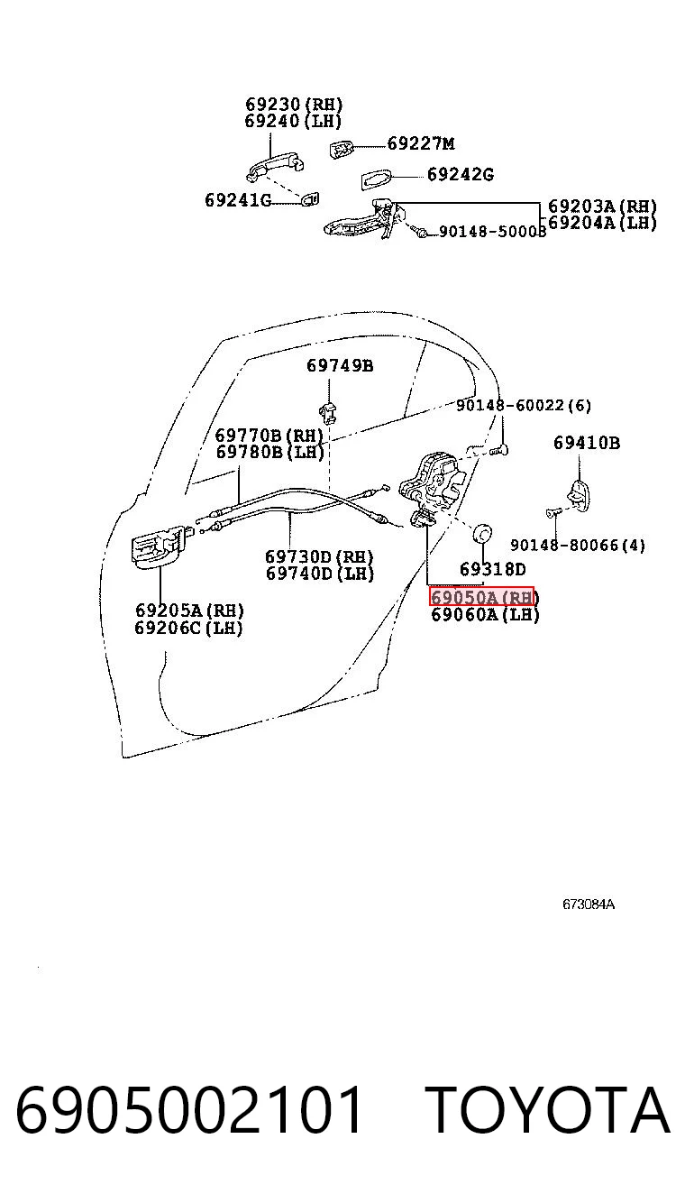 6905002101 Toyota