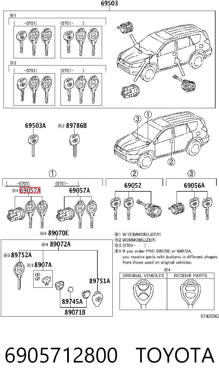 6905712800 Toyota