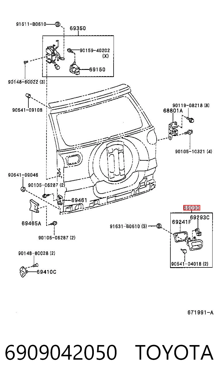 6909042050 Toyota