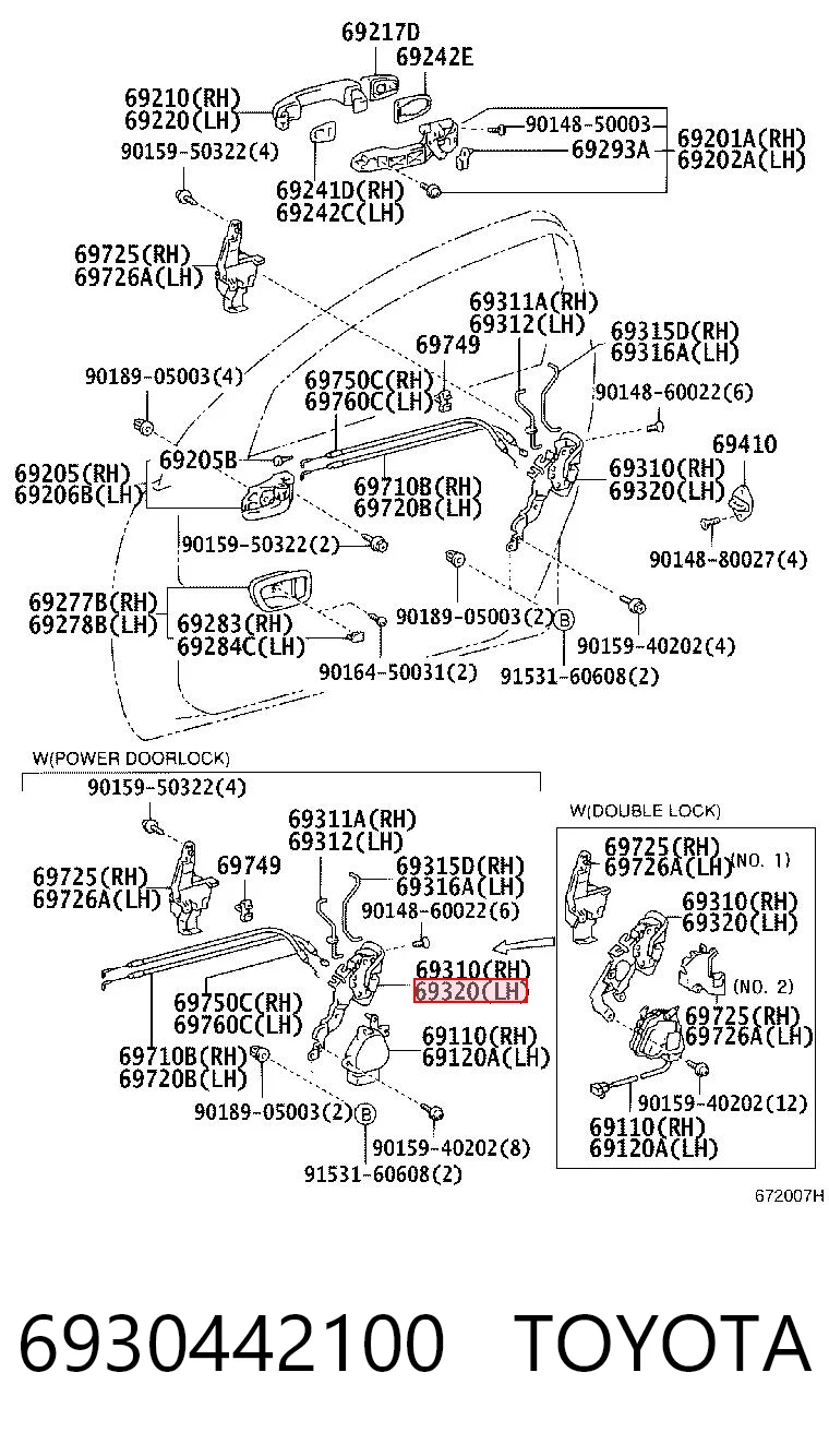 6930442100 Toyota
