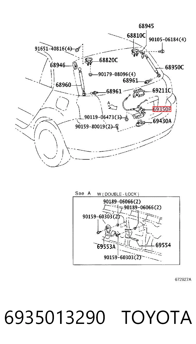 6935013290 Toyota