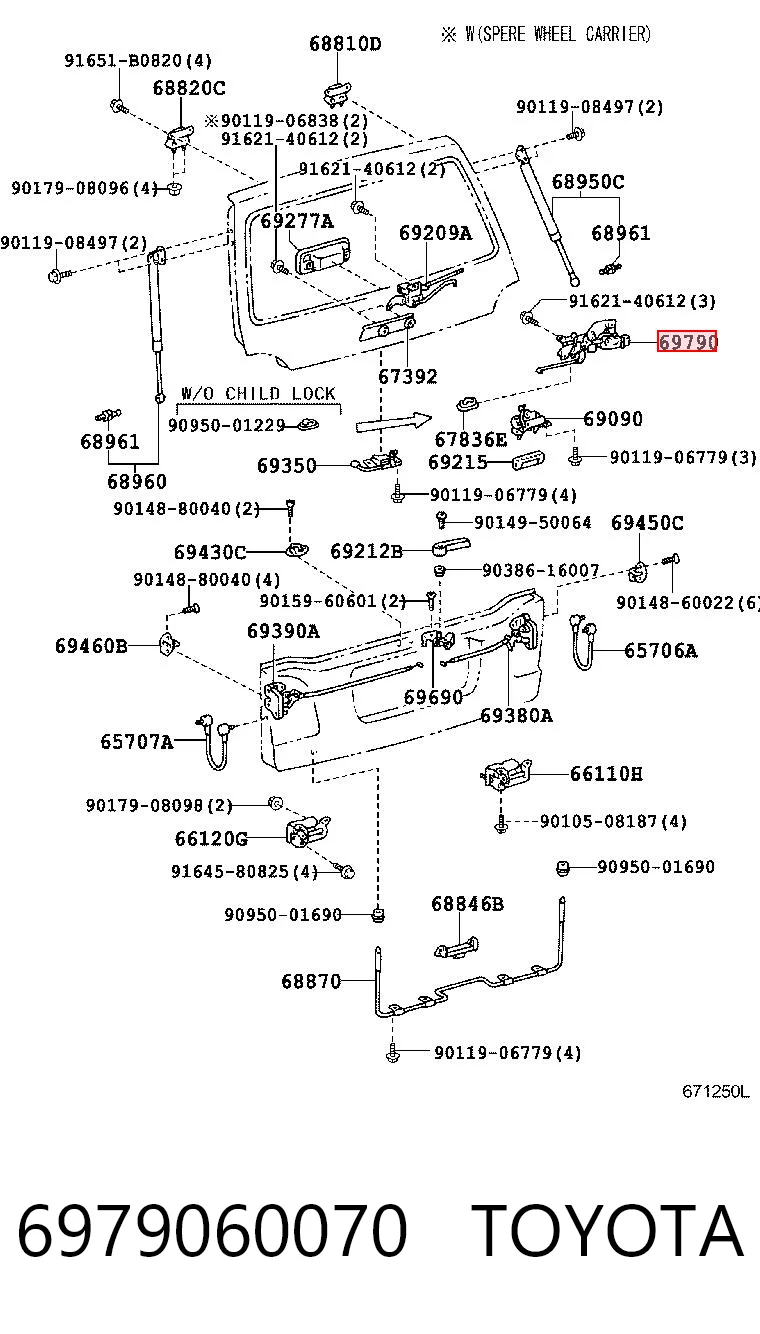 6979060070 Toyota 