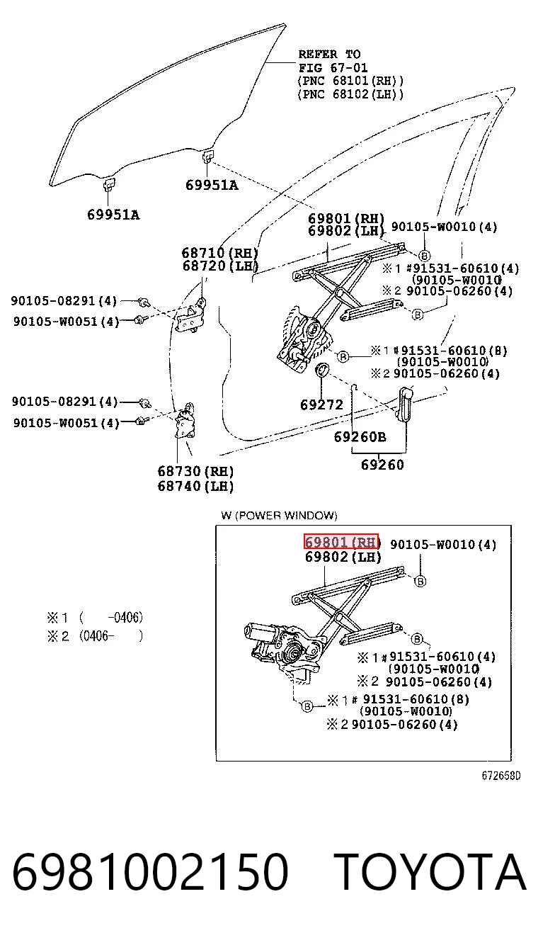 6981002150 Toyota