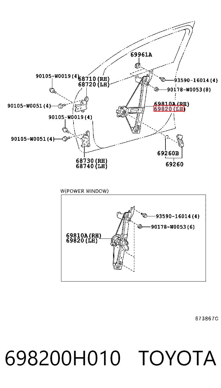 698200H010 Toyota