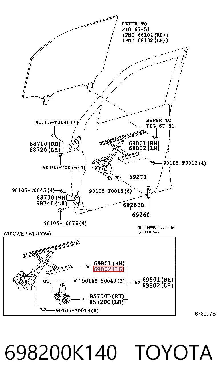 698200K140 Toyota