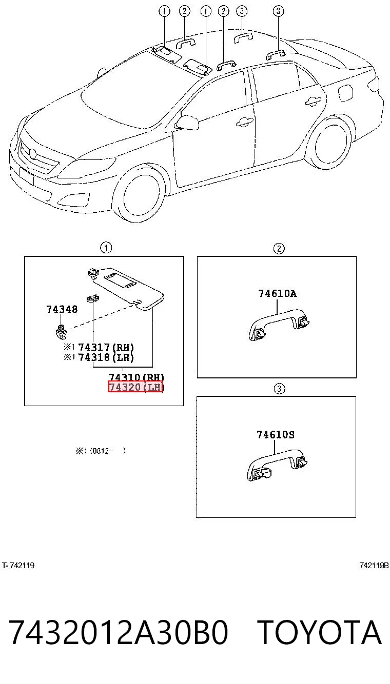 7432012A30B0 Toyota